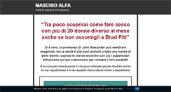 Desktop Screenshot of maschioalfa.com